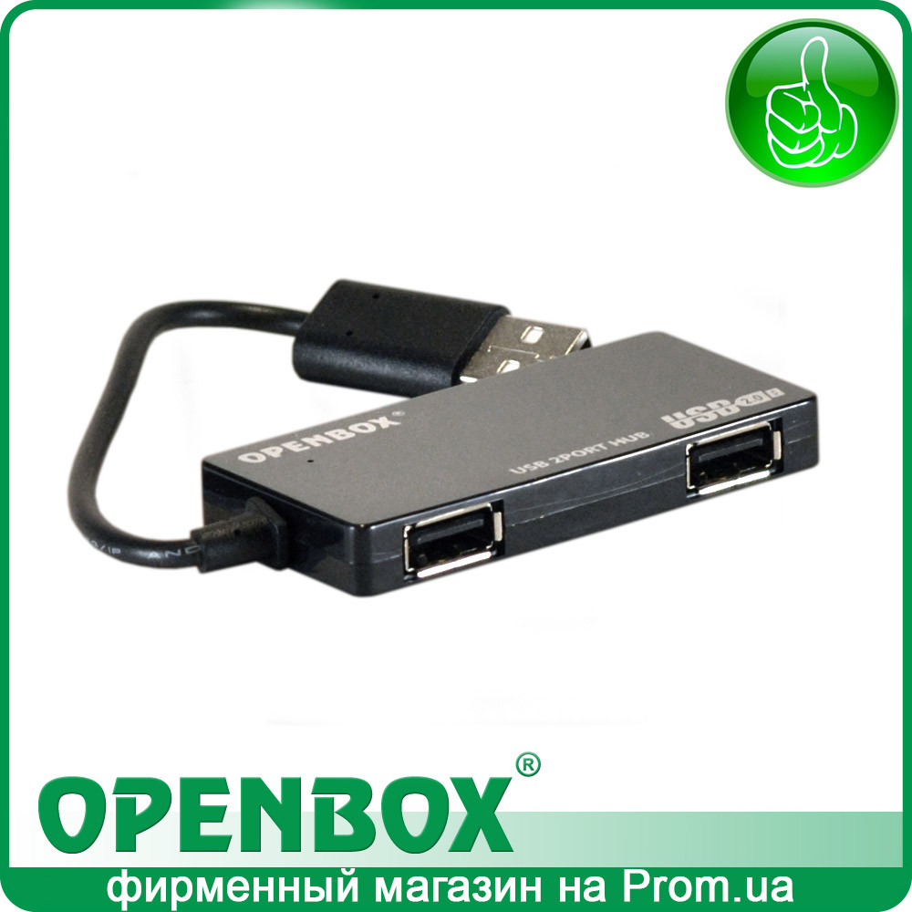 USB розширювач (Хаб) на 2 порти Openbox