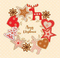 Серветка ТМ "La Fleur" 33х33, 2 шари, 16шт, "Фетровий декор"