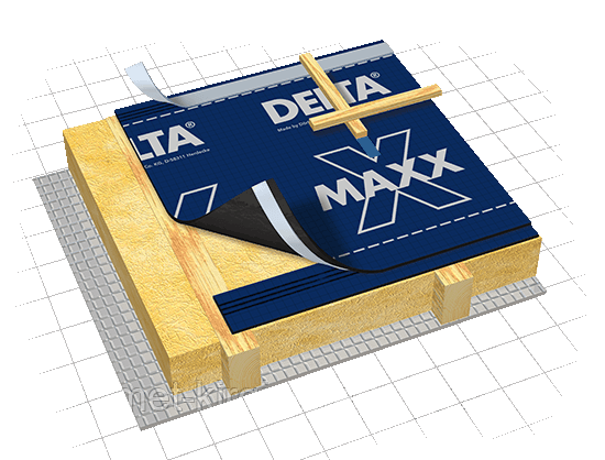 Гідроізоляційна дифузійно-антиконденсаційна мембрана DELTA-MAXX X