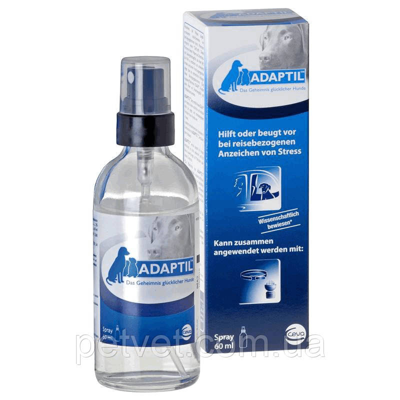 Купить Адаптил (Adaptil) спрей - феромон для собак, 60 мл от интернет ...