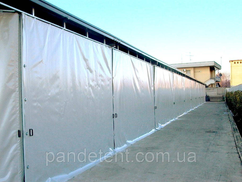 Теплозберігаючі штори для складу з водостійкої тканини ПВХ (Іспанія)