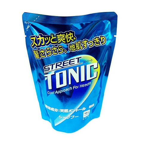 Тонізуючий шампунь з ментолом проти лупи Street TONIC (змінна упаковка), 430ml, фото 1