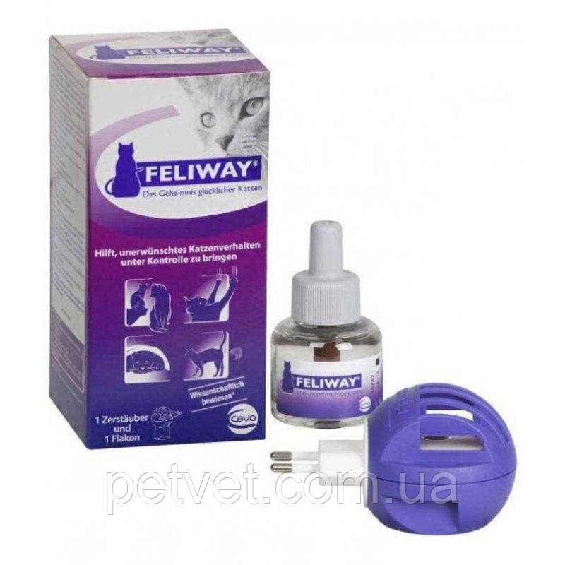 Феливей (Feliway) феромон для кошек комплект (диффузор+флакон 48 мл) - фото 3 - id-p806841095