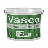 Vasco wood AQUATEX 2,7 л декоративна просочення для дерева в кольорі