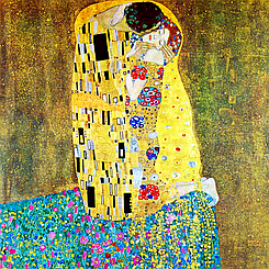 Набір алмазної вишивки (мозаїки) "Поцілуй". Художник Gustav Klimt