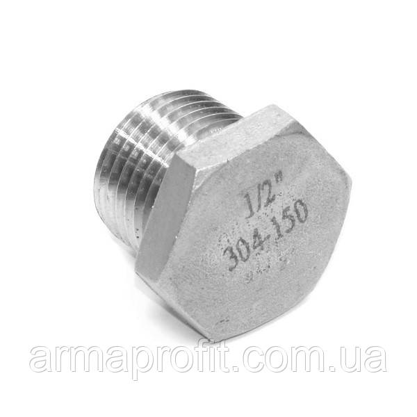 Заглушка нержавеющая шестигранная нар. резьба G2'' AISI304 Ду50 от "ООО ...