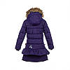 Зимовий термопальто для дівчинки 6-12 років, р. 116-152 WHITNEY ТМ HUPPA фіолетовий 12460030-70073, фото 4