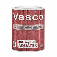 Vasco antiseptik AQUATEX 0,9 л лессирующая пропитка-антисептик для дерева для наружных