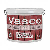 Vasco antiseptik AQUATEX в кольорі 2,7 л просочення-антисептик для деревини для зовнішніх робіт