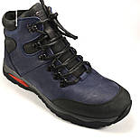 Сині черевики чоловічі шкіряні на хутрі Rosso Avangard Lomerback Trend Blu, фото 8