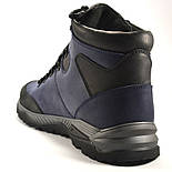 Сині черевики чоловічі шкіряні на хутрі Rosso Avangard Lomerback Trend Blu, фото 6