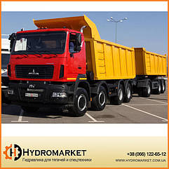 Комплект гідравліки на тягач МАЗ