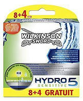 Картриджі для гоління Wilkinson Sword Hydro 5 Sensitive, 8 + 4 шт. W0109