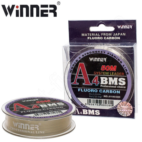 Флюорокарбон Winner Fluro Carbon 50% A4 No0180380 50 мм *, фото 1
