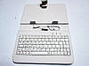 Чохол клавіатура для планшета 7 Ukr USB Білий, фото 2