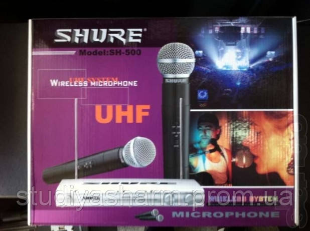 Shure SH-500 2 радіомікрофони 