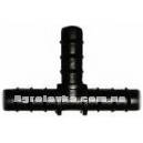 Трійник зубчастий 16х16х16мм для ПЕ трубки Ф 16мм