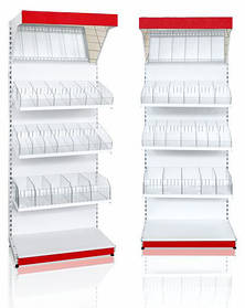 Стелажі торговельні металеві