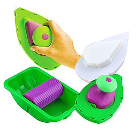 Кисть-плашка для фарбування Пойнт енд Пейнт Point and Paint (2_005925)