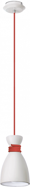 Люстра підвісна V. LIGHT NAOMI 20056051 білий/червоний D120