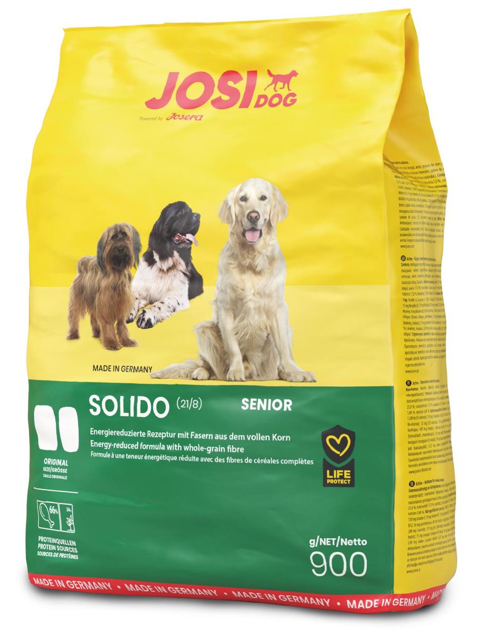 Сухий корм Josera JosiDog Solido (ЙозіДог Солідо) для літніх і ...