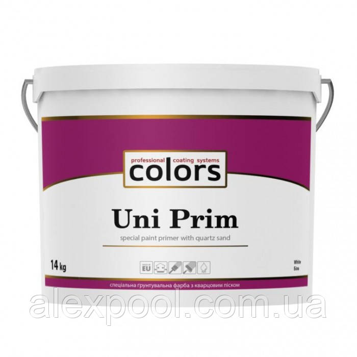 Colors Uni PRIM 14 кг универсальная штукатурная грунтовка с кварцевым .