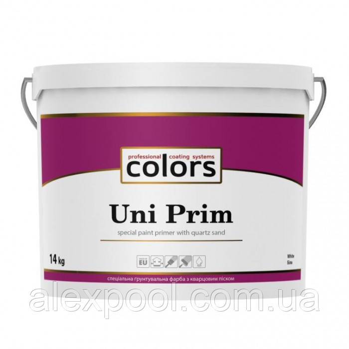 Colors Uni PRIM 14 кг универсальная штукатурная грунтовка с кварцевым ...