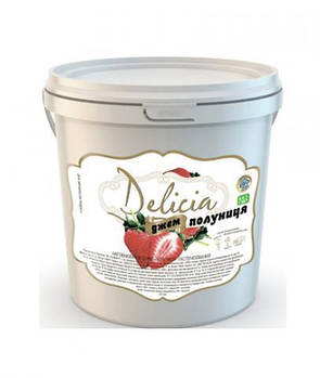 Джем Полуниця 1кг TM Delicia