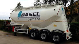 Алюмінієвий цементовоз Oztreyler 30 кубів