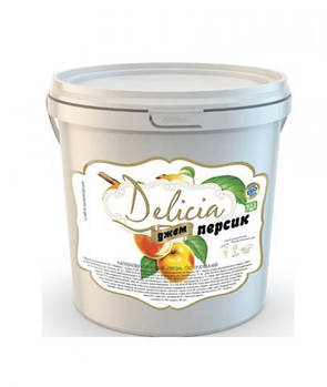 Джем Персик 1кг TM Delicia