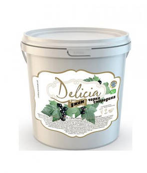 Джем Чорна смородина 1кг TM Delicia