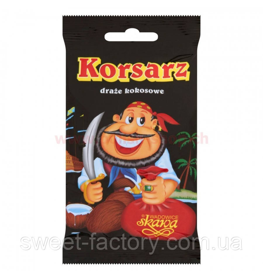 Кокосове драже Korsarz 70 g