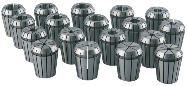 Набір цанг ER40 20 штук, 3–26 мм