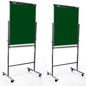 Фліпчарт 75х100 магнітні під крейда двосторонній на колесах Duo Фліпчарт для крейди односторонній