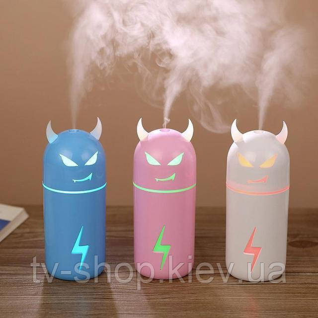 Зволожувач повітря з підсвіткою Humidifier Монстрик (білий)