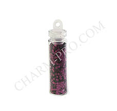 Блискітки круглі Mileo Темно-фіолетова