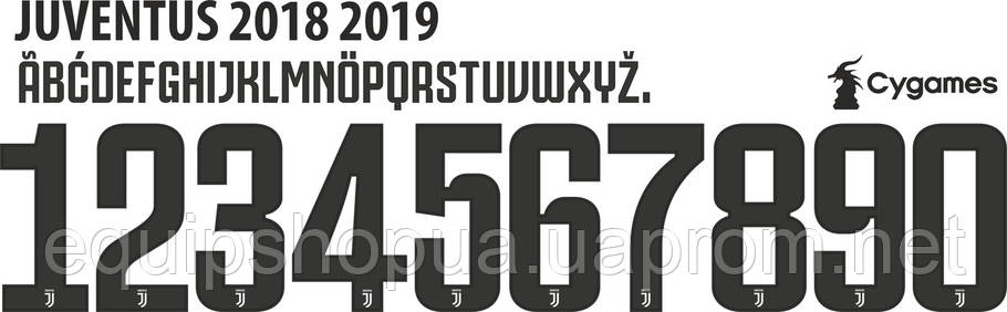 Нанесення номера і прізвища Juventus 2018-2019, фото 2