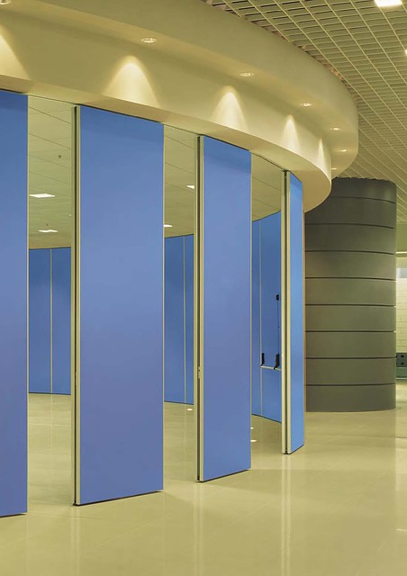 Мобільні розсувні шумопоглинальні стіни Huppe VariFlex