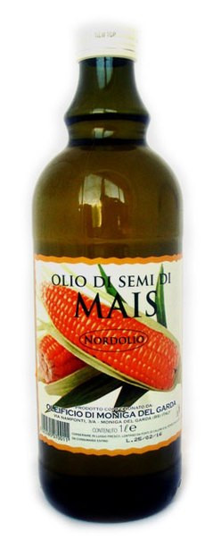 Олія кукурудзяна першого холодного пресування Olio di semi di mais Nordolio 1 л.