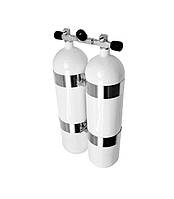 Спарка баллонов BTS Twin Set Steel Cylinders 10L, 300Bar, S16116663