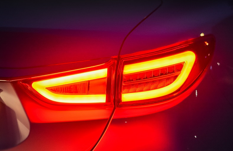 Діодні ліхтарі LED тюнінг оптика Mazda 6 GJ червоні, фото 1