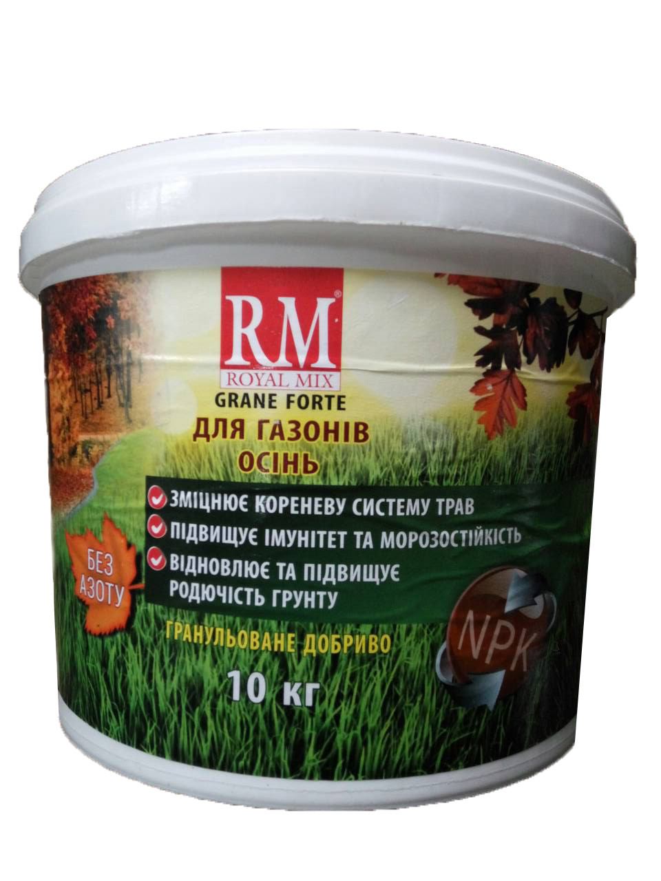 Добриво осіннє для газону без азоту 10 кг, Royal Mix