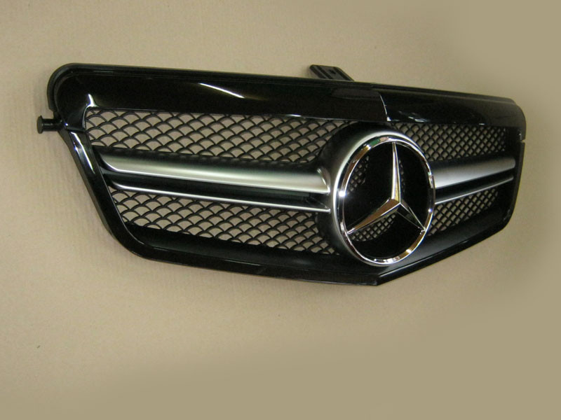 Решітка радіатора Mercedes E-class W212 2009-2013 Black