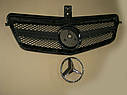 Решітка радіатора Mercedes E-class W212 2009-2013 Black, фото 3