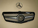 Решітка радіатора Mercedes E-class W212 2009-2013 Black, фото 4