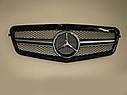 Решітка радіатора Mercedes E-class W212 2009-2013 Black, фото 5