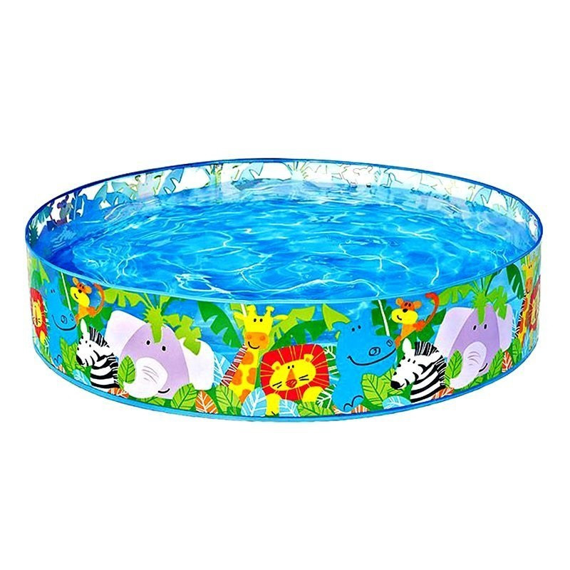 Басейн дитячий каркасний Intex 58474 «Джунглі», 122 х 25 см , фото 1