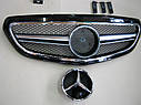 Решітка радіатора Mercedes E-class W212 2013-... Black, фото 4