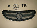 Решітка радіатора Mercedes E-class W212 2013-... Black, фото 5