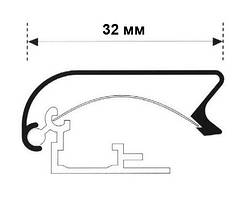 Рамка з клік системою 32 мм